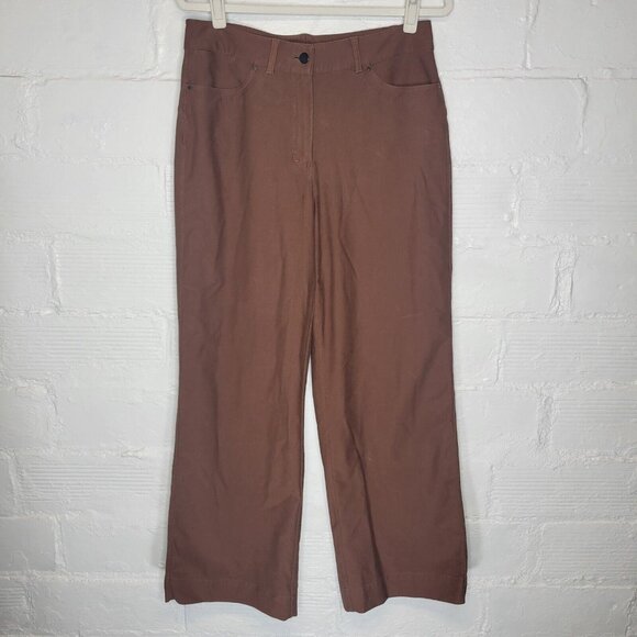 Lululemon Women's Size 31 City Sleek Pants Wide Leg Brown